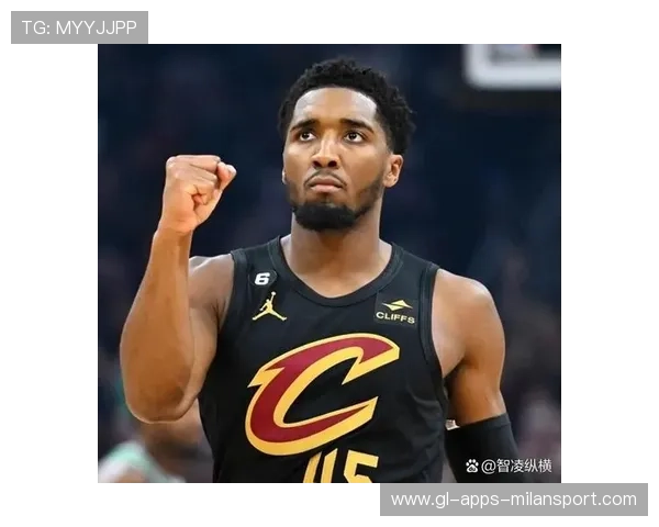 米切尔强硬突破上篮，骑士稳住领先优势